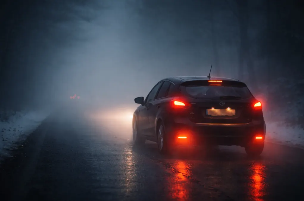 Światła przeciwmgielne – przepisy w Polsce, kiedy używać i jakie są mandaty