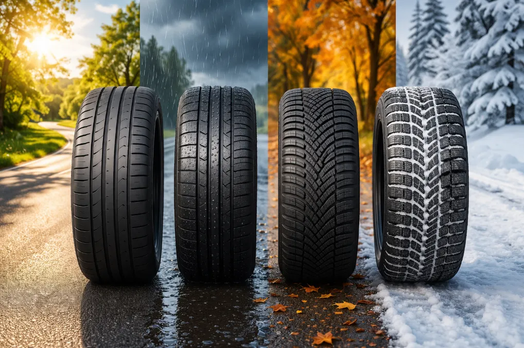 Rodzaje opon samochodowych – porównanie, zalety i ranking 2026
