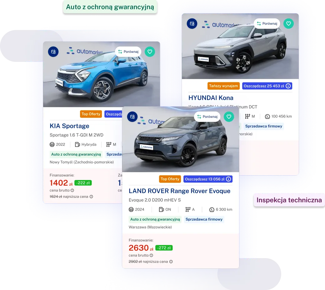 Auta dostępne od ręki bez formalności