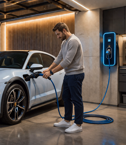 Ładowanie auta elektrycznego w leasing dla firm