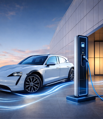 nowoczesny samochód elektryczny dla firm i konsumentów