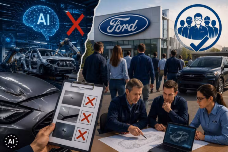 Ford przywraca 350 inżynierów. AI nie rozwiązała problemów z jakością