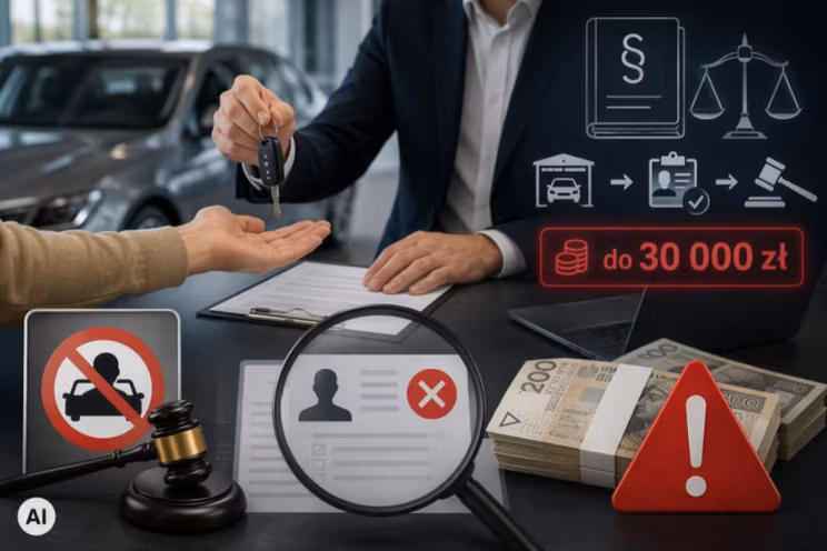 Nowe obowiązki wypożyczalni aut? Projekt przewiduje kary do 30 tys. zł