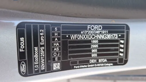 FORD Focus Focus 1.0 EcoBoost mHEV Titanium