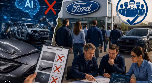 Ford przywraca 350 inżynierów. AI nie rozwiązała problemów z jakością