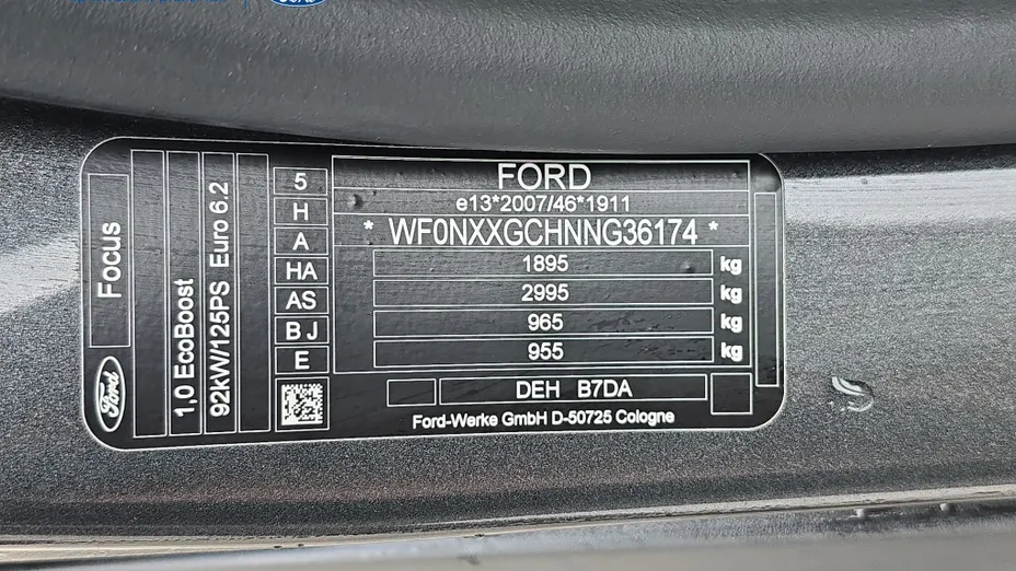 FORD Focus Focus 1.0 EcoBoost mHEV Titanium