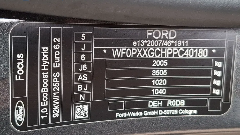 FORD Focus Focus 1.0 EcoBoost mHEV Titanium X aut