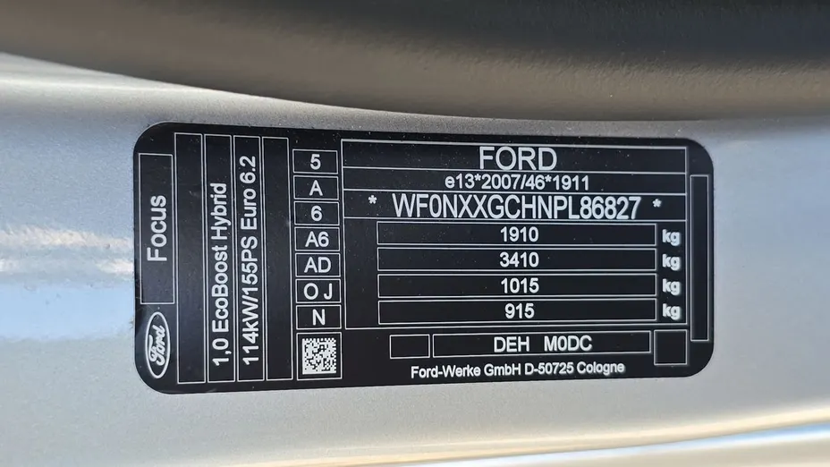 FORD Focus Focus 1.0 EcoBoost mHEV ST-Line X aut