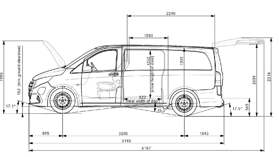 MERCEDES-BENZ Vito eVito 112 L2 60kWh 447.603 Nowy