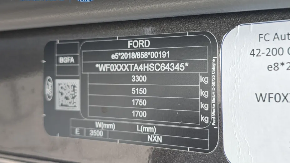 FORD Tourneo Custom Tourneo Custom 2.5 PHEV CVT 340 L2 Titanium