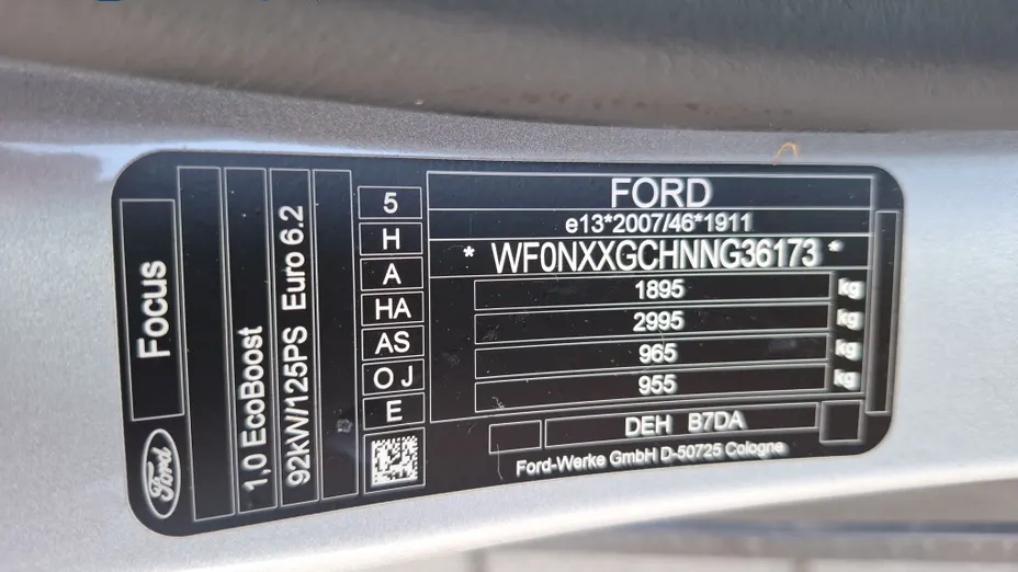 FORD Focus Focus 1.0 EcoBoost mHEV Titanium