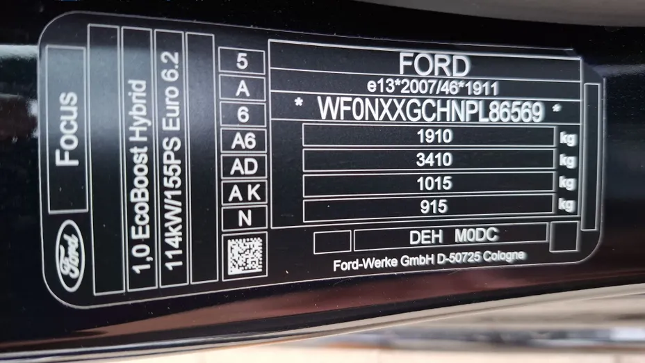 FORD Focus Focus 1.0 EcoBoost mHEV ST-Line X aut