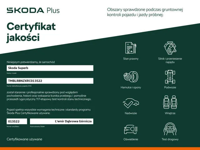 SKODA Superb Superb 2.0 TDI SCR 4x4 L&K DSG