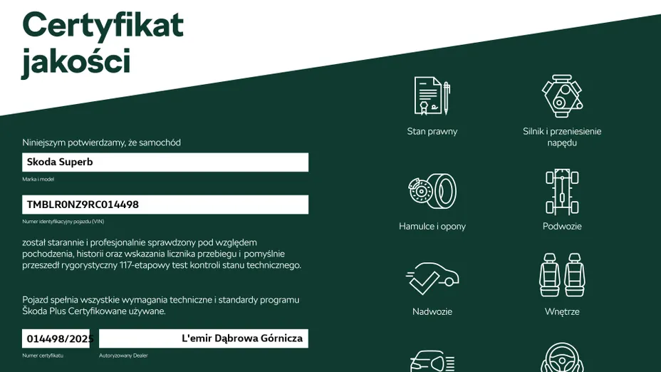 SKODA Superb Superb 2.0 TDI SCR 4x4 L&K DSG