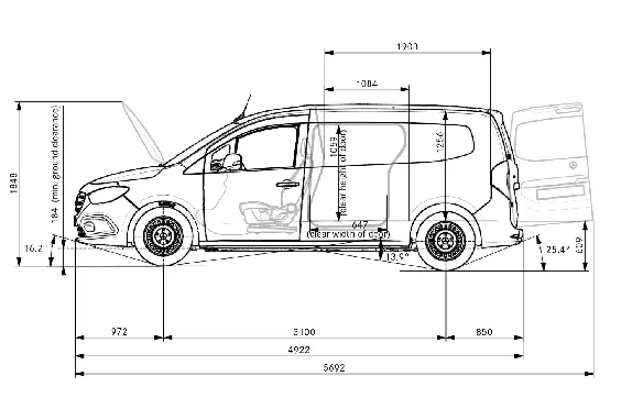 MERCEDES-BENZ Citan Citan 110 CDI L2 420.625 Nowy