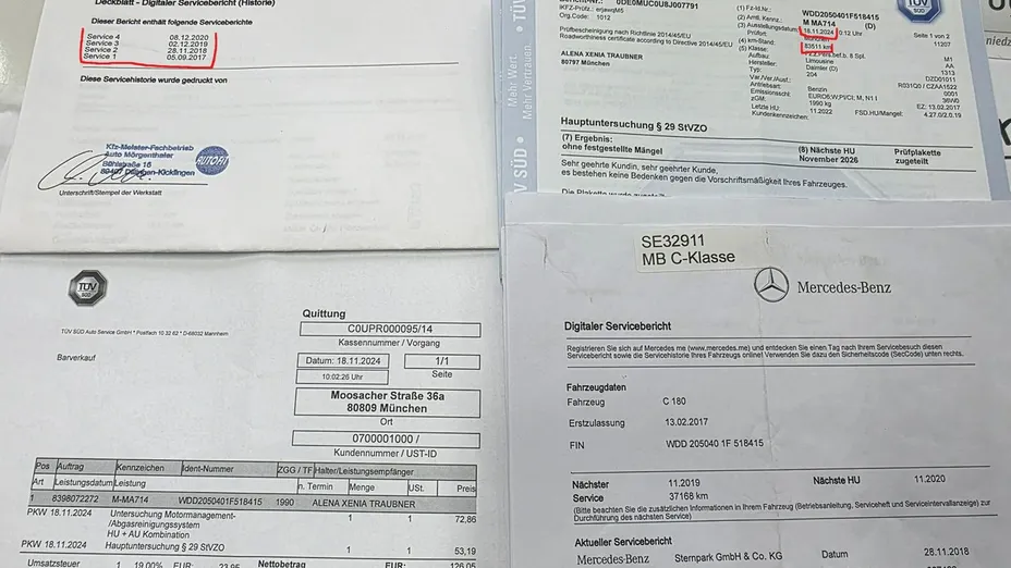 MERCEDES-BENZ C Klasa -