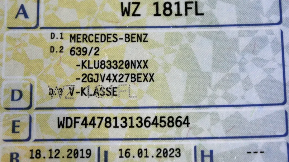 MERCEDES-BENZ V Klasa -
