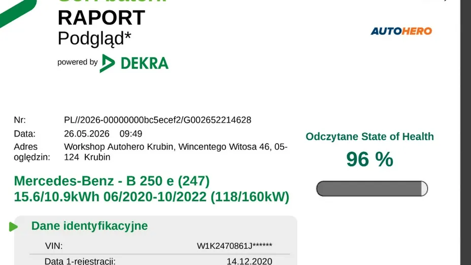 MERCEDES-BENZ B Klasa -