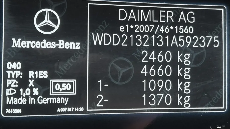 MERCEDES-BENZ E Klasa -