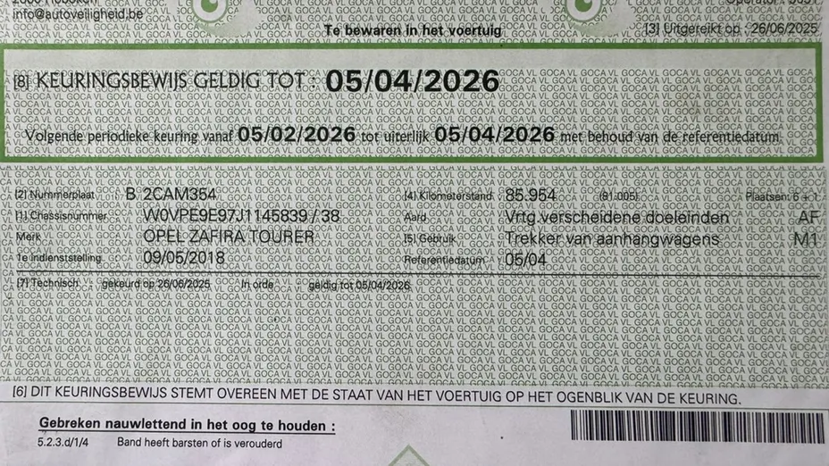 OPEL Zafira -