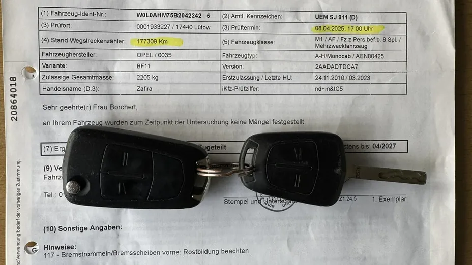 OPEL Zafira -