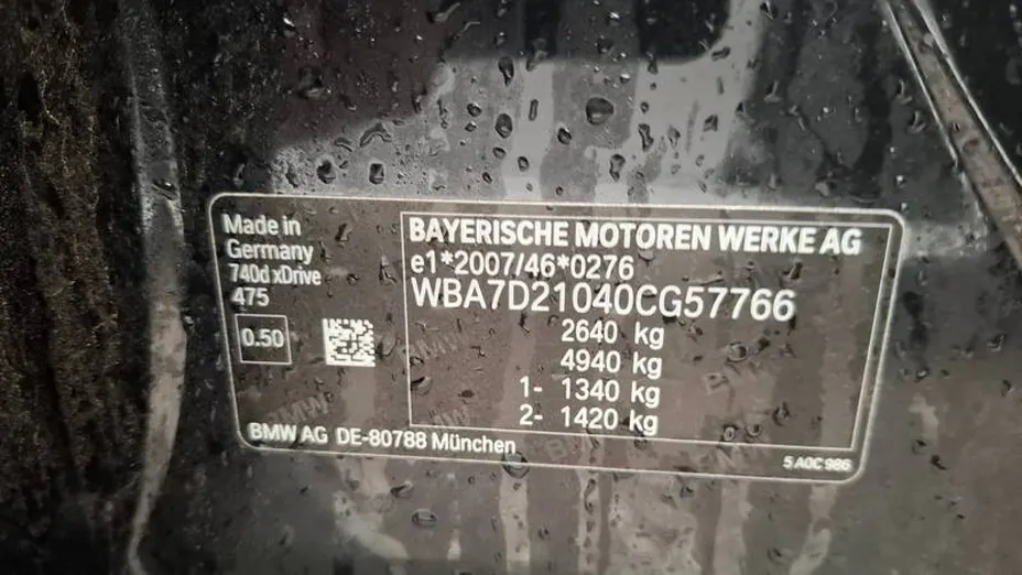 BMW Seria 7 -