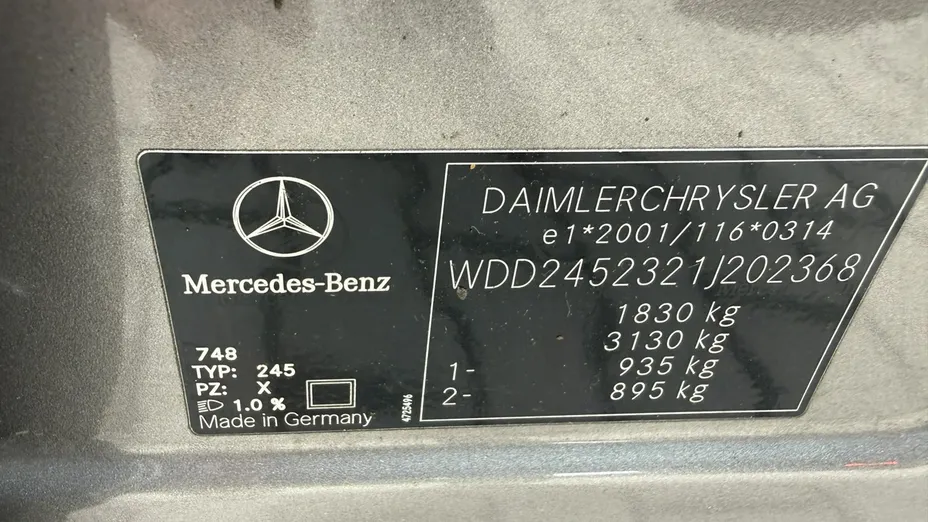 MERCEDES-BENZ B Klasa -