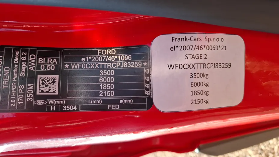 FORD Transit Transit 350 L2 AWD Trend Nowy