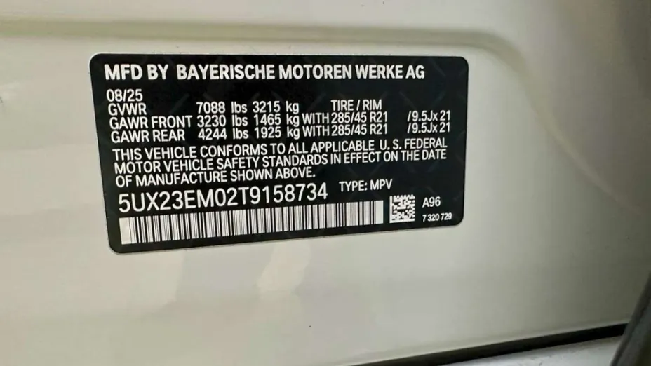 BMW X7 -