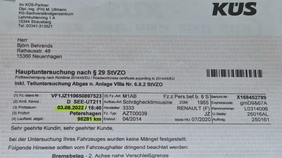 RENAULT Scenic -