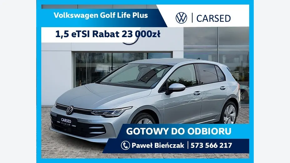 VOLKSWAGEN Golf Golf VIII 1.5 eTSI mHEV Life Plus DSG
