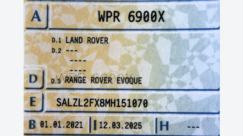 LAND ROVER Range Rover Evoque -