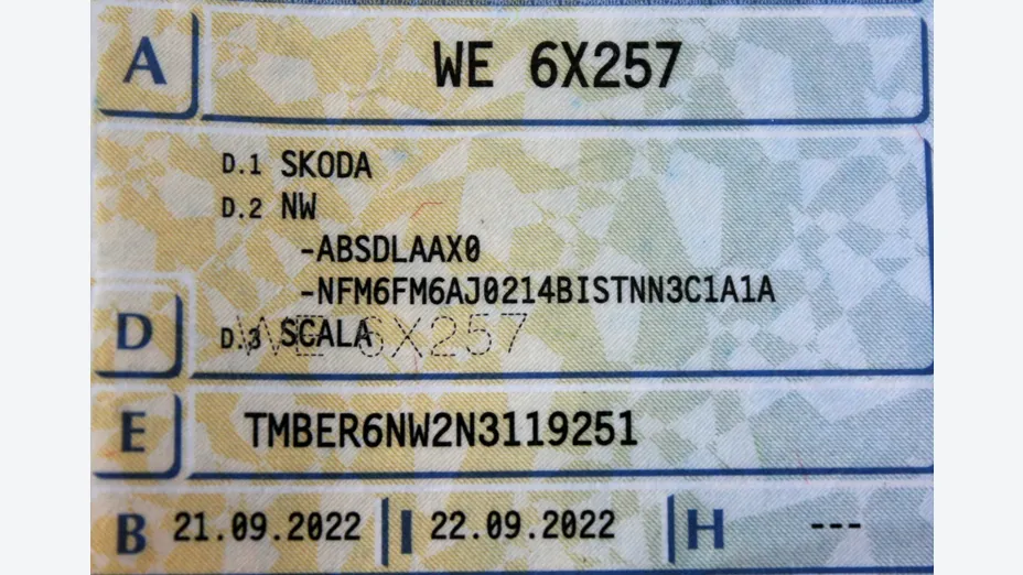 SKODA Scala -